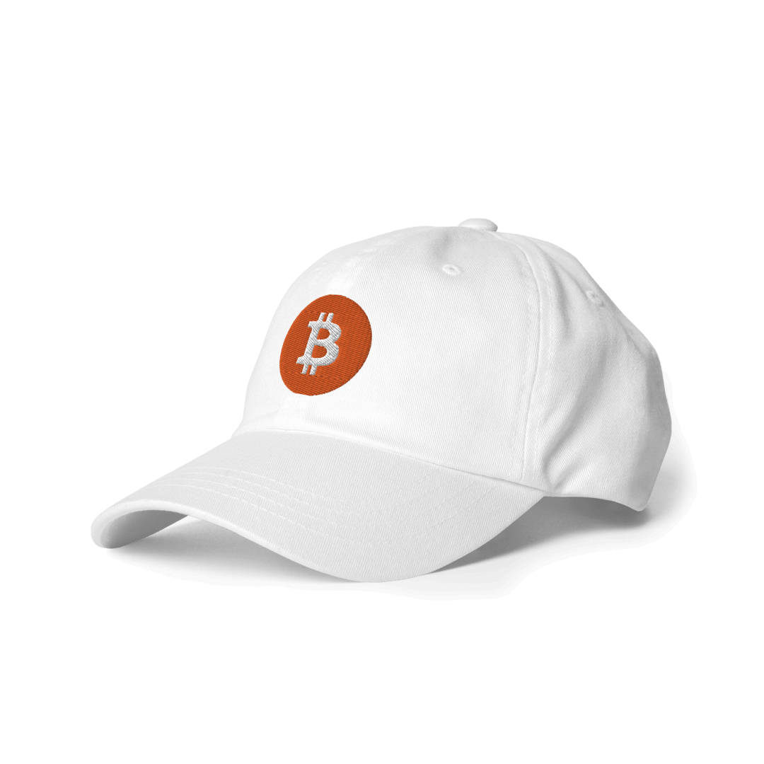 Casquette Bitcoin blanche