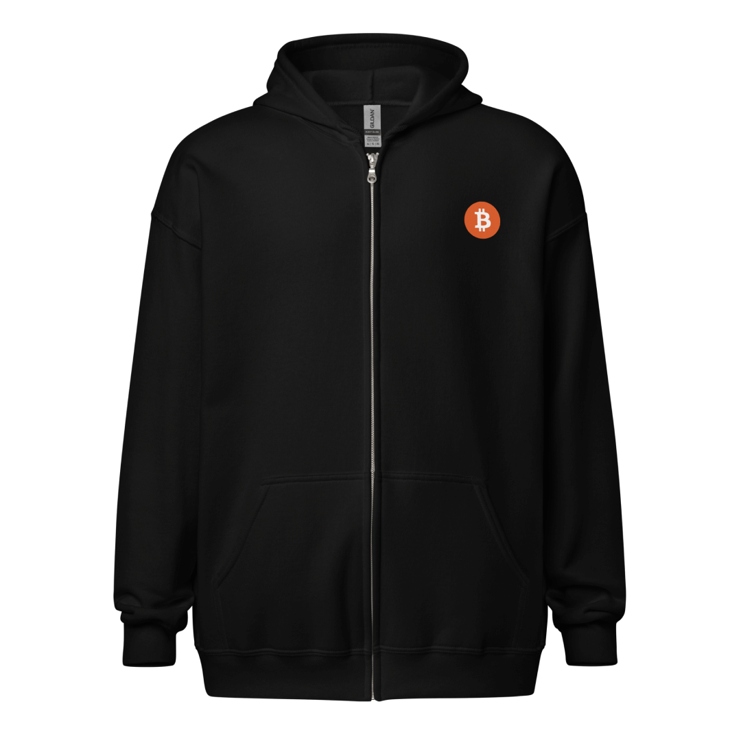 Sweat à capuche Bitcoin noir