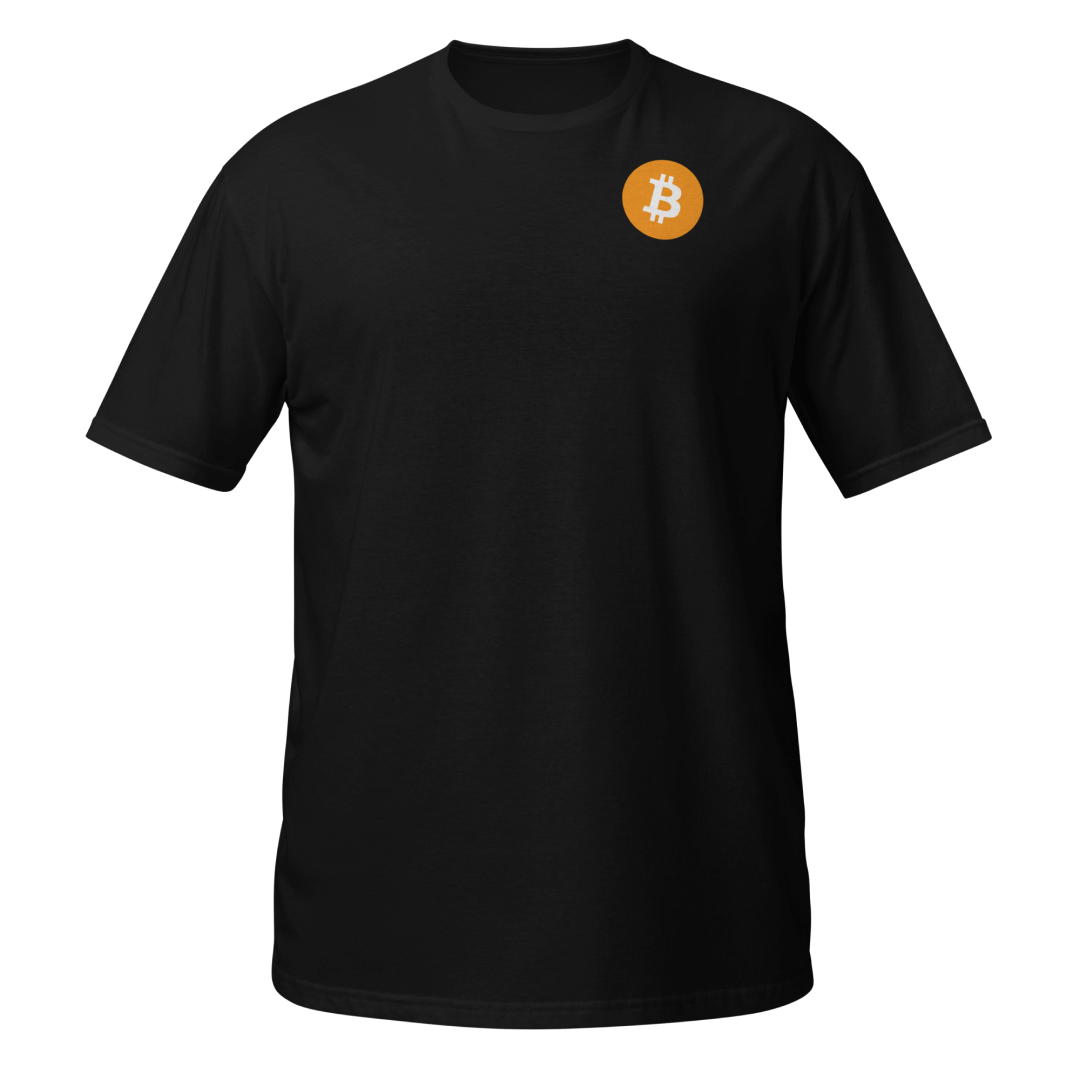 T-shirt Bitcoin noir