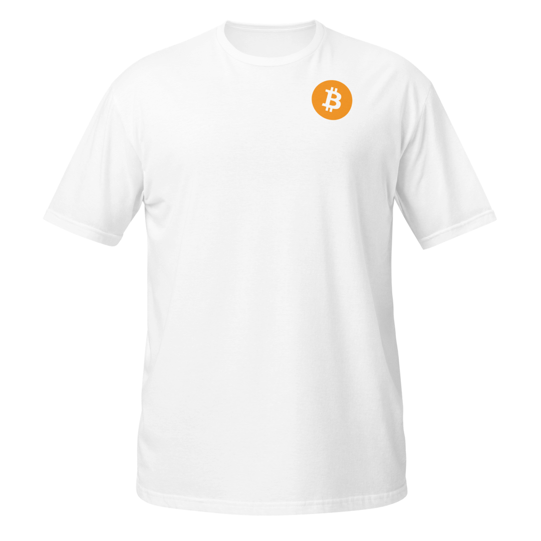 T-shirt Bitcoin blanc